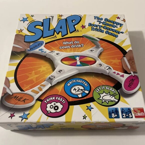 2015 Goliath Slap The Snappy I Know Every Answer Trivia Board Game NEW OPEN BOX - Picture 1 of 2